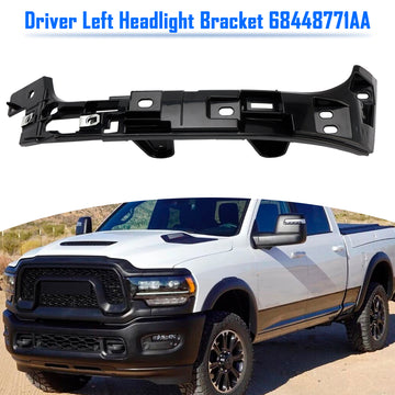 Driver Left Headlight Bracket 68448771AA For Ram 2500 3500 2019-2024