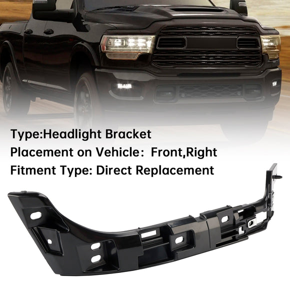 Passenger Right Headlight Bracket 68448770AA For Ram 2500 3500 2019-2024