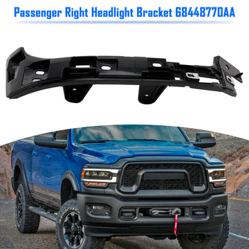 Passenger Right Headlight Bracket 68448770AA For Ram 2500 3500 2019-2024