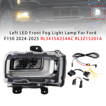 Ford F150 2024-2025 Left LED Front Fog Light Lamp RL3415A254AC RL3Z15201A - 0