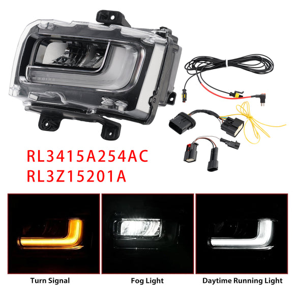 Lámpara de luz antiniebla delantera LED izquierda para Ford F150 2024-2025 RL3415A254AC RL3Z15201A