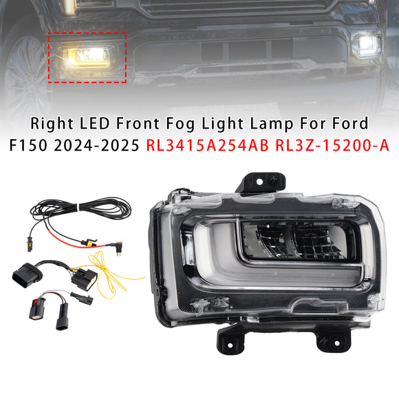Rechts LED Mistlamp Lamp Voor Ford F150 2024-2025 RL3415A254AB RL3Z-15200-A