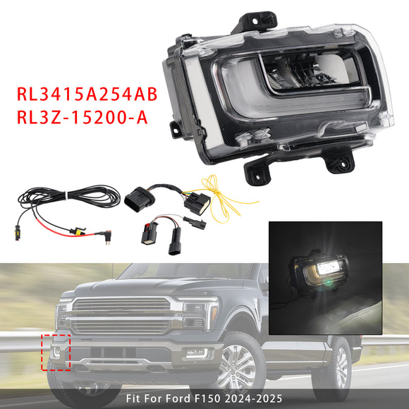 Rechts LED Mistlamp Lamp Voor Ford F150 2024-2025 RL3415A254AB RL3Z-15200-A
