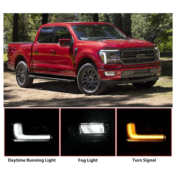 Rechts LED Mistlamp Lamp Voor Ford F150 2024-2025 RL3415A254AB RL3Z-15200-A
