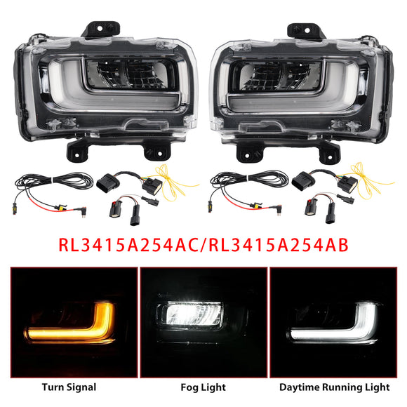Par de luces LED antiniebla delanteras para Ford F150 2024-2025 RL3415A254AB RL3415A254AC