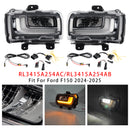 Par de luces LED antiniebla delanteras para Ford F150 2024-2025 RL3415A254AB RL3415A254AC-6