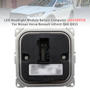 LED-ajovalomoduulin painolastitietokone 260558993E Nissan Versa Renault Infiniti Q60 QX55-2
