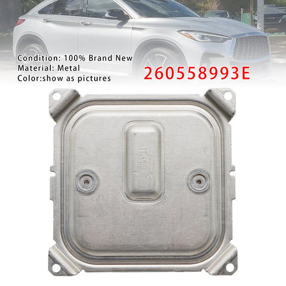 LED-ajovalomoduulin painolastitietokone 260558993E Nissan Versa Renault Infiniti Q60 QX55