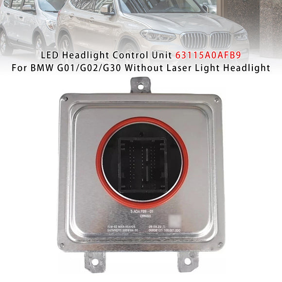 LED-Scheinwerfersteuergerät 63115A0AFB9 für BMW G01/G02/G30 ohne Laserlicht