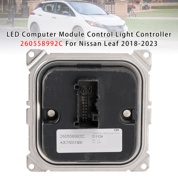 Controlador de luz de Control de módulo de computadora LED 260558992C para Nissan Leaf 2018-2023