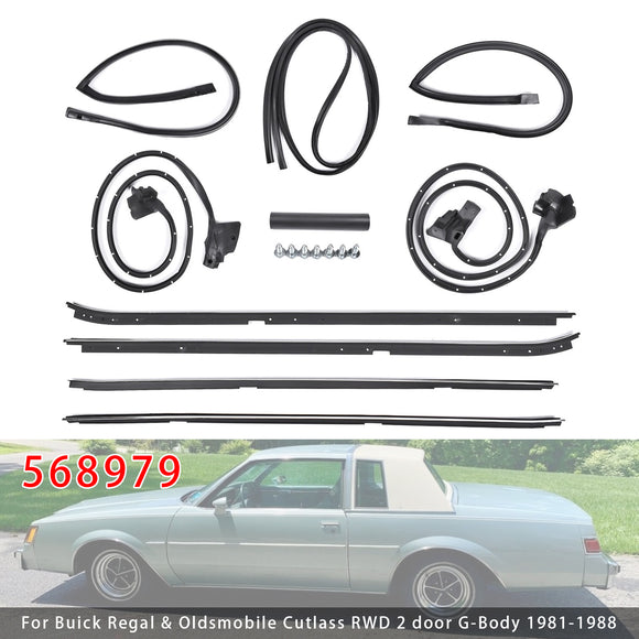 Afdichtingsset voor Buick Regal Cutlass RWD 2-deurs G-body 1981-1988