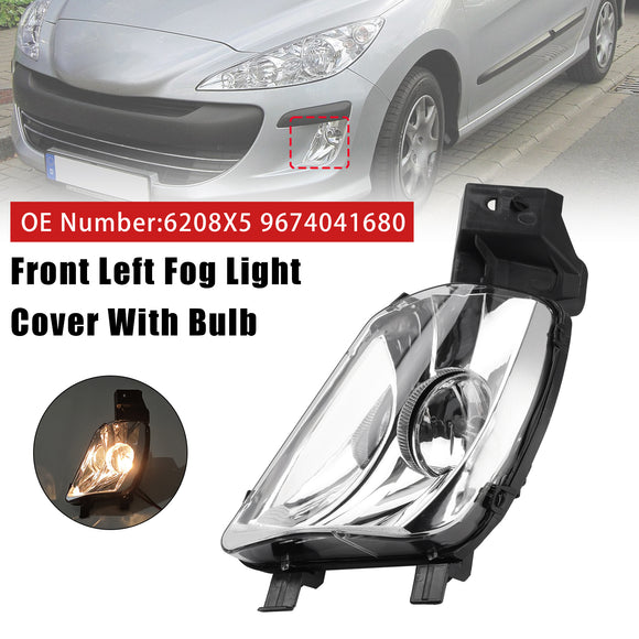 Vasen etusumuvalon suojus polttimolla Peugeot 308 CC 4B Hatchback 2007-2014