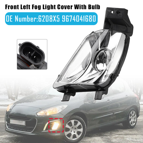Vasen etusumuvalon suojus polttimolla Peugeot 308 CC 4B Hatchback 2007-2014