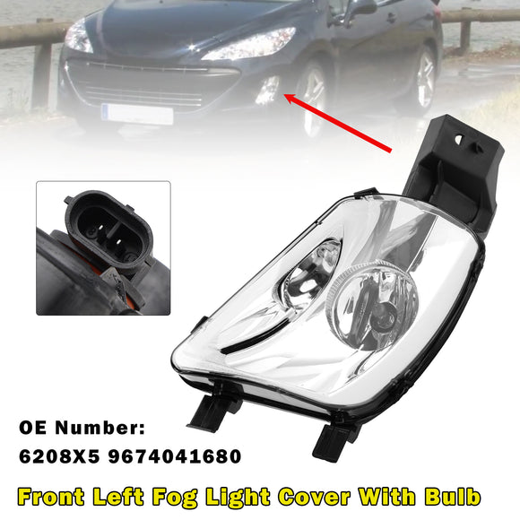 Vasen etusumuvalon suojus polttimolla Peugeot 308 CC 4B Hatchback 2007-2014
