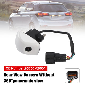 White Rear View Camera 95760-C8001 Without 360¡ãFor Hyundai i20 2018 - 0