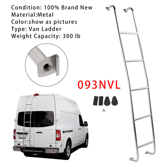5-Step Van Ladder 093NVL For Nissan NV2500/3500 HD High Roof Vans 2011-2021