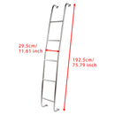 5-Step Van Ladder 093NVL For Nissan NV2500/3500 HD High Roof Vans 2011-2021-2