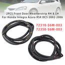 2kpl etuoven säälista RH & LH Honda Integra Acura RSX DC5 2002-2006-2