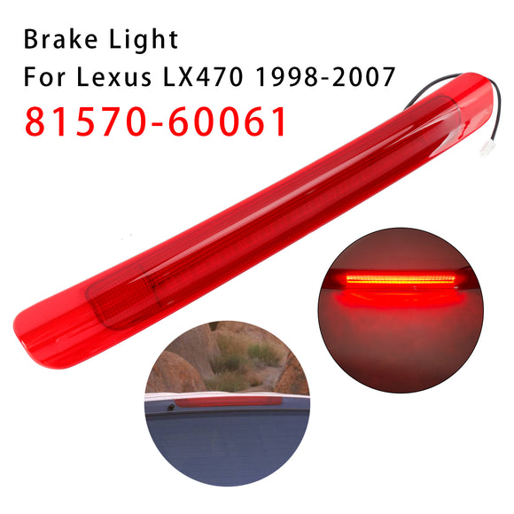 LED 3RD takavalon jarruvalo Toyota Land Cruiser LX470 1998-2007 punainen