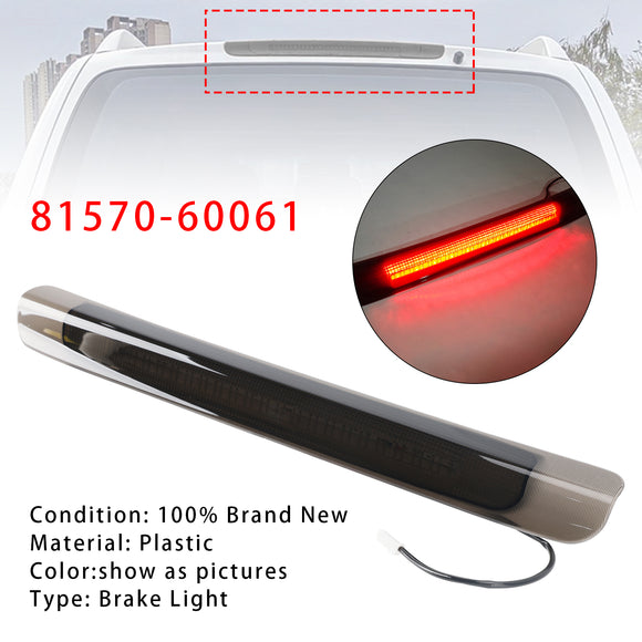 LED 3RD Tail Light Brake Lamp For Toyota Land Cruiser LX470 1998-2007 Black