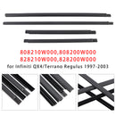 4PCS Weatherstrip Door Belt Seal Out For Nissan Pathfinder Terrano R50 1995-2004-5