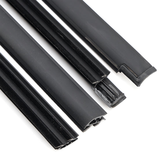 4PCS Weatherstrip Door Belt Seal Out For Nissan Pathfinder Terrano R50 1995-2004