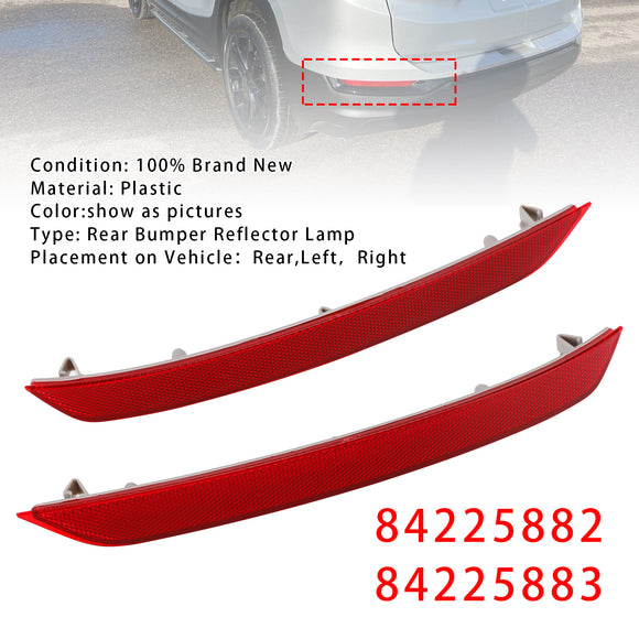 Rode achterbumperreflectorlamp links + rechts voor GMC-terrein 2018-2024