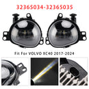 Pair Front Fog Light Lamp For Volvo C40 S90 V90 XC40 2017-2024 32365034-7