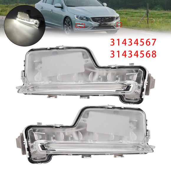 Par de luces antiniebla delanteras para Volvo S60 2014-2018 31434567 31434568