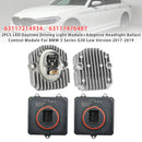 2PCS LED Tagfahrlicht Modul + Adaptive Scheinwerfer Ballast Control Modul Für BMW 5 Series G30 Niedrige Version 2017-2019-2