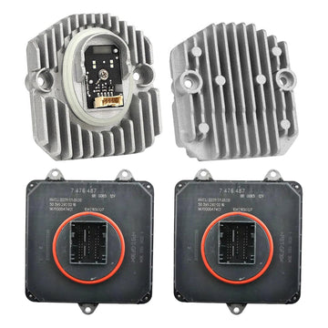2PCS LED Daytime Driving Light Module+Adaptive Headlight Ballast Control Module For BMW 5 Series G30 Low Version 2017-2019