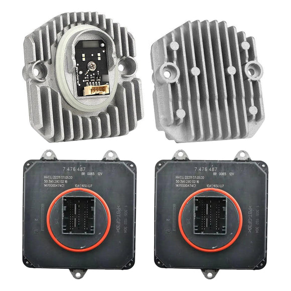 2PCS LED Tagfahrlicht Modul + Adaptive Scheinwerfer Ballast Control Modul Für BMW 5 Series G30 Niedrige Version 2017-2019