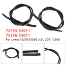 2x moldura de goteo de techo izquierdo + derecho 75555-53011 75556-53011 para Lexus IS300 01-2005-4