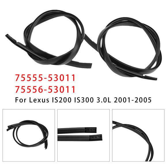 2x moldura de goteo de techo izquierdo + derecho 75555-53011 75556-53011 para Lexus IS300 01-2005