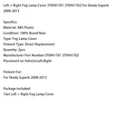 Linke + rechte Nebelscheinwerferabdeckung 3T0941701 3T0941702 für Skoda Superb 2008–2013-14