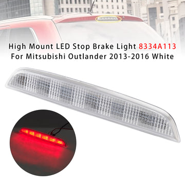 High Mount LED Stop Brake Light 8334A113 For Mitsubishi Outlander 2013-2026 White Housing - 0
