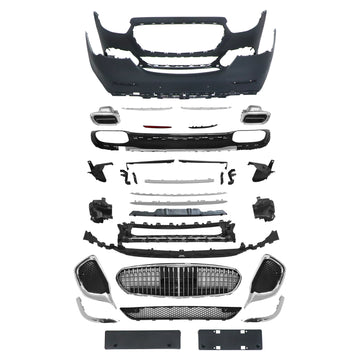 Mercedes Benz E Class W213 2021-2022 Bumper Body Kit Upgrade To Maybach Style