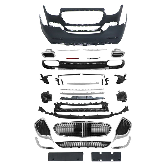 Kit de carrocería y parachoques compatible con Mercedes Benz Clase E W213 Actualización estilo Maybach 2021-22
