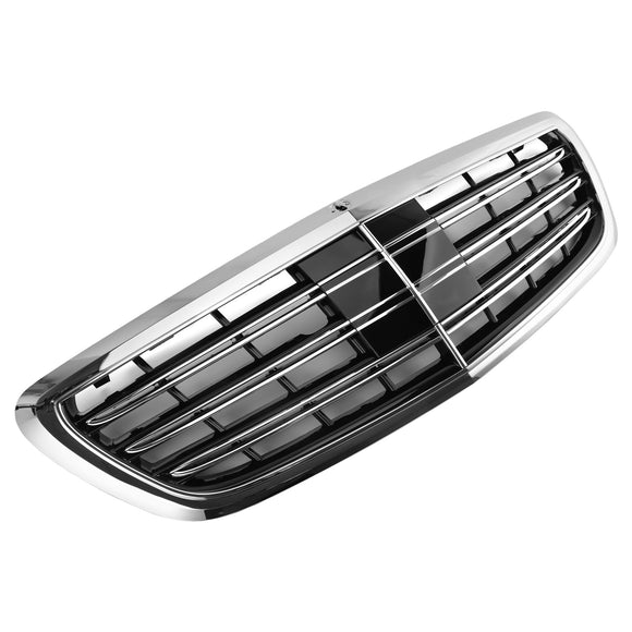 Korisarja etu- ja takapuskuriin Mercedes S-sarjasta W222 Vuosien 2018–2021 kasvojenkohotuspäivitys AMG-tyyliin