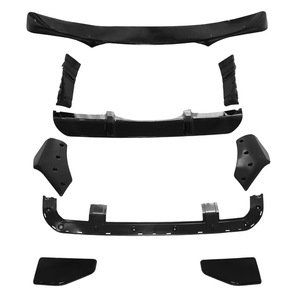 Kit de carrocería, difusor trasero de labio delantero, compatible con BMW X5 F15 M, actualización deportiva, estilo MP