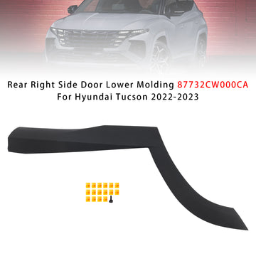 Achterdeur onderste sierlijst rechts 87732CW000CA voor Hyundai Tucson 2022-2023 - 0