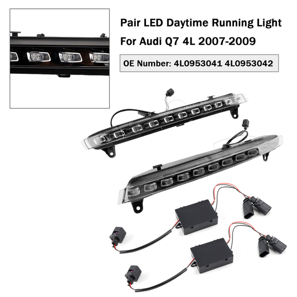 Paar Led-dagrijverlichting 4L0953041 4L0953042 Voor Audi Q7 4L 2007-2009