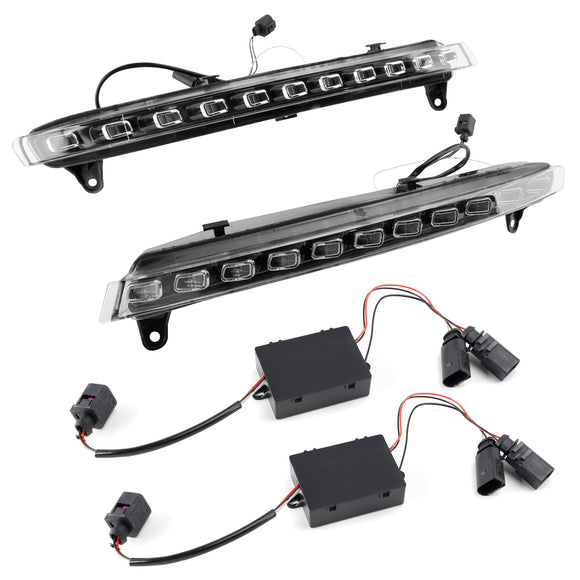 Paar Led-dagrijverlichting 4L0953041 4L0953042 Voor Audi Q7 4L 2007-2009