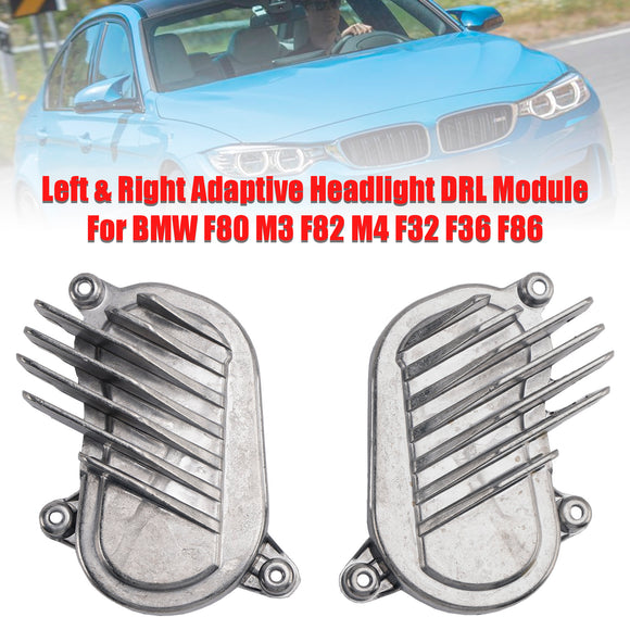 Left+Right Adaptive Headlight DRL Module For BMW F80 M3 F82 M4 F32 F36 F86