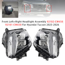 2025-2026 Hyundai Tucson 2PCS Left + Right Headlight Assembly 92102-CW650 92101-CW650-3