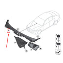 Etupyyhkijän kopan koristelista? 51717285941 BMW 3-sarjan GT F34 2014-2019-2
