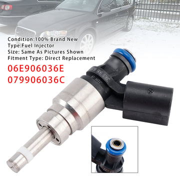 1Pcs Fuel Injector For Audi A4 A5 A6 Q5 3.2L V6 06E906036E 079906036C - 0