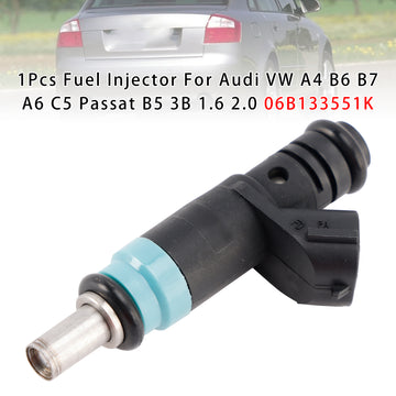 1Pcs Fuel Injector For Audi VW A4 B6 B7 A6 C5 Passat B5 3B 1.6 2.0 06B133551K