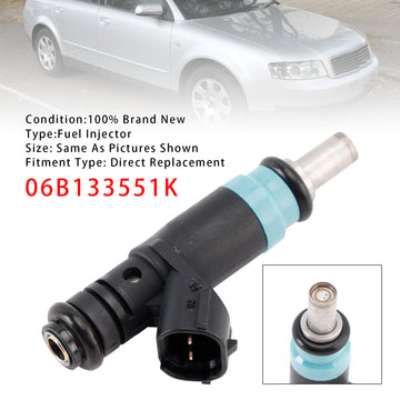 1Pcs Fuel Injector For Audi VW A4 B6 B7 A6 C5 Passat B5 3B 1.6 2.0 06B133551K - 0