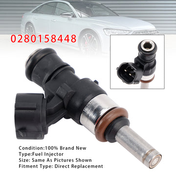 1Pcs Fuel Injector For VW Golf Audi A3 A4 Q3 Q5 Tiguan Octavia 0280158448 - 0